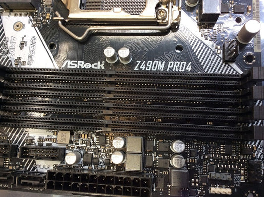 ASRock Z490M PRO4 Motherboard microATX LGA 1200 HDMI VGA DP Intel Z490 [AU]