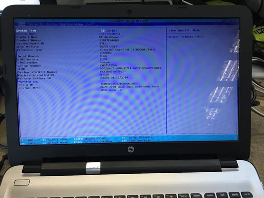 HP Notebook 15-ay502tx Laptop 15.6" i7-6500U@2.50GHz 8GBRAM 1TB USB3.0 Win11 B