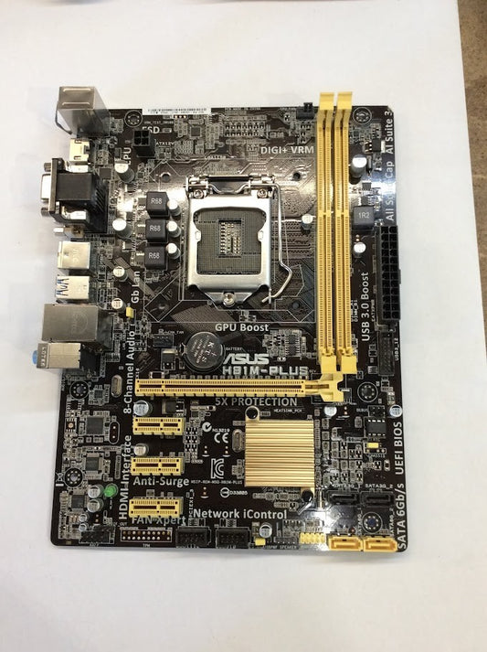 ASUS H81M-PLUS Motherboard mATX DDR3 LGA 1150 DVI VGA HDMI Intel H81 [AU Seller]