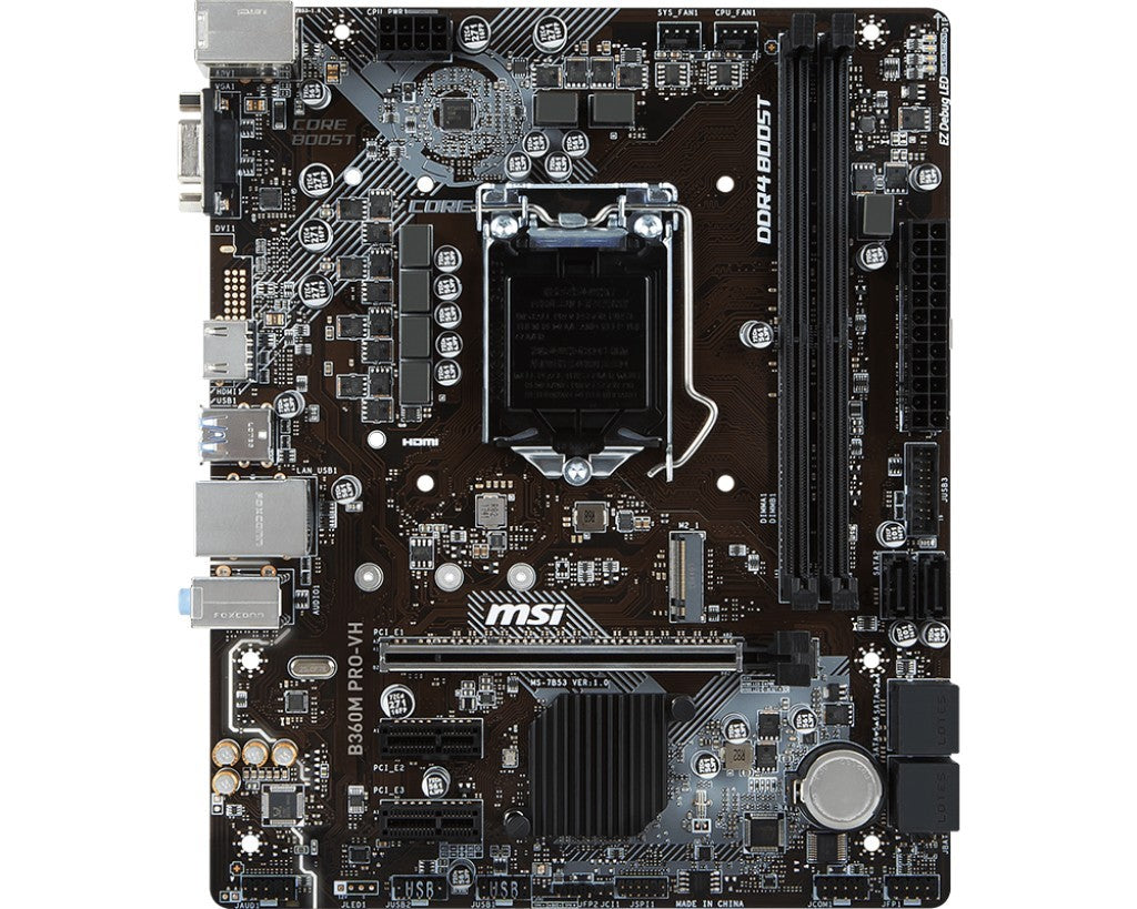 [AU] MSI B360M PRO-VH Motherboard DDR4 micro-ATX LGA 1151 VGA HDMI Intel B360