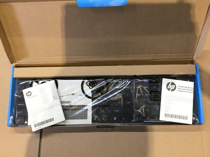 New HP HSA-PO10K Wired Desktop 320K Keyboard With Box Black Tested Au Seller