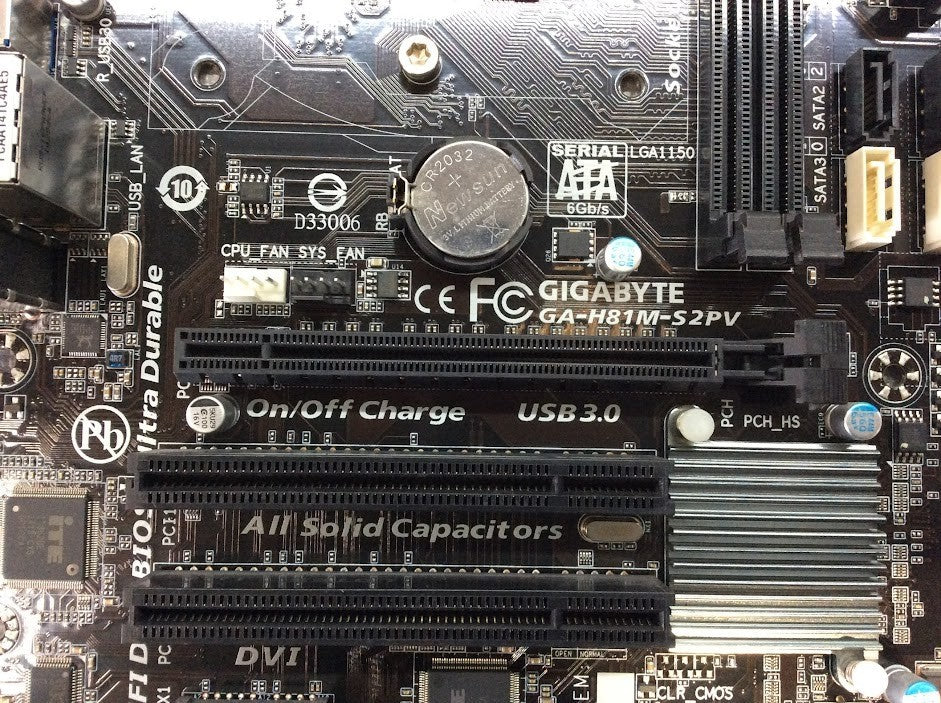 GIGABYTE GA-H81M-S2PV Motherboard mATX DDR3 LGA 1150 VGA DVI Intel H81 [AU]