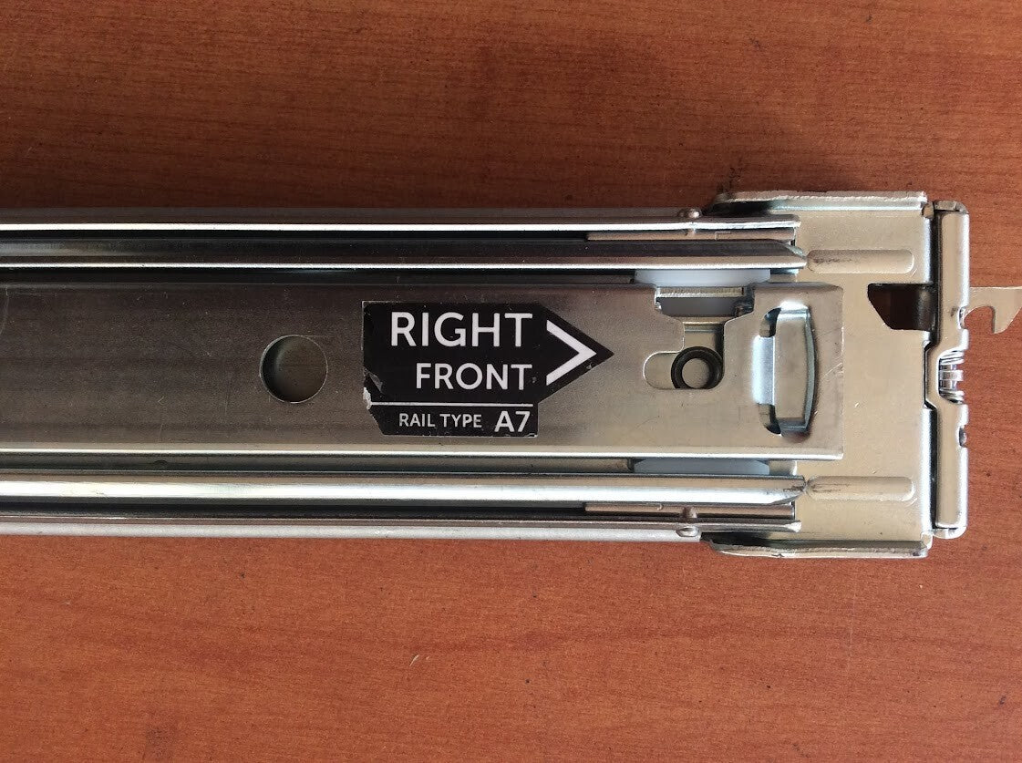 Dell PowerEdge Type A7 1U Sliding Ready Rail Kit Silver Au Seller