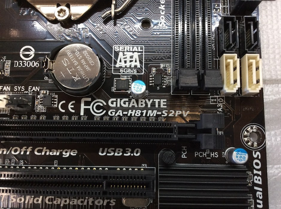 [AU]GIGABYTE GA-H81M-S2PV Motherboard DDR3 microATX LGA 1150 DVI VGA Intel H81