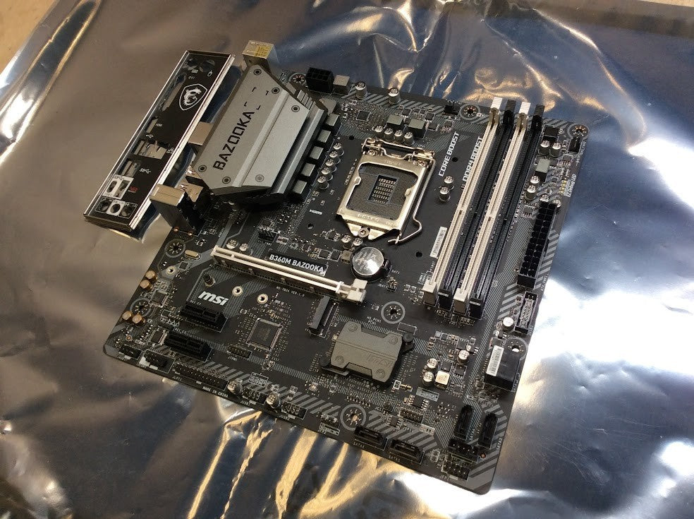 MSI B360M BAZOOKA Motherboard DDR4 microATX LGA 1151 USB-C HDMI DVI Intel B360