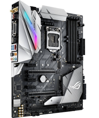 ASUS ROG STRIX Z370-E GAMING Motherboard ATX DDR4 USB-C DP HDMI DVI Intel Z370