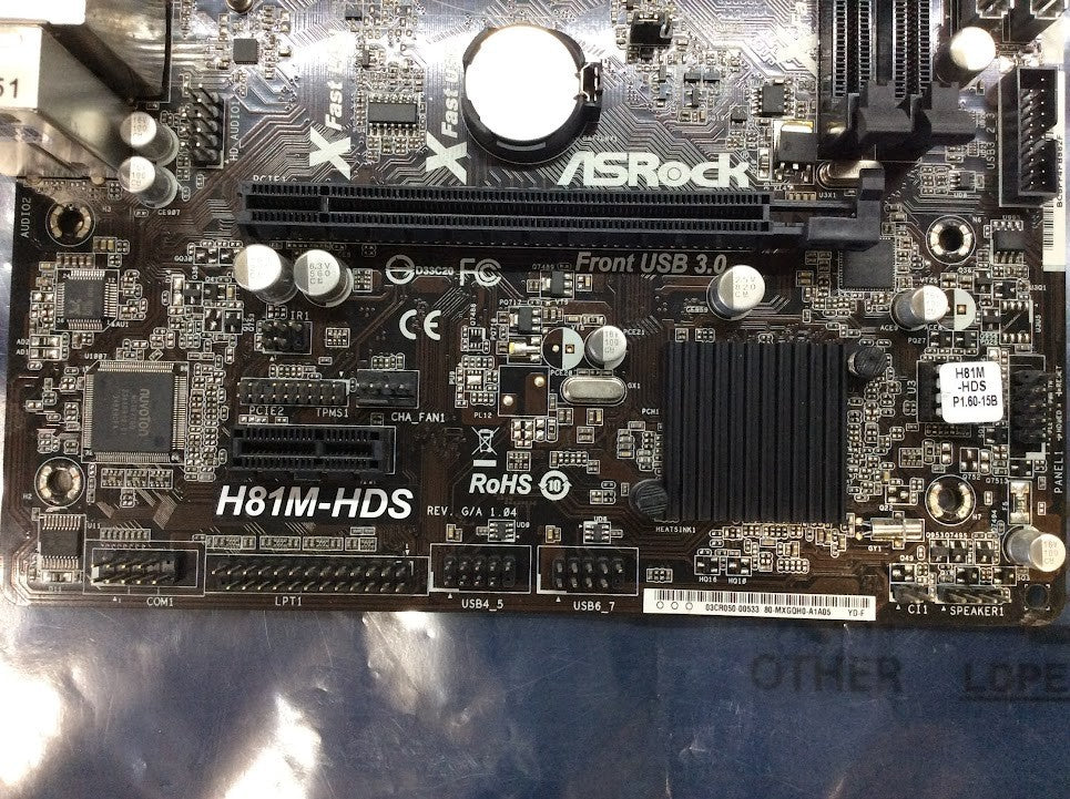 Asrock H81M-HDS Motherboard microATX LGA 1150 DVI VGA HDMI Intel H81 [AU Seller]