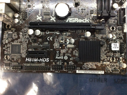 Asrock H81M-HDS Motherboard microATX LGA 1150 DVI VGA HDMI Intel H81 [AU Seller]