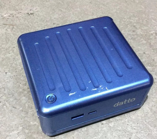 DATTO Alto 3V2 Mini PC Celeron 3865U@1.80GHz 8GBRAM 2TBHDD HDMI DP USB-C Blue