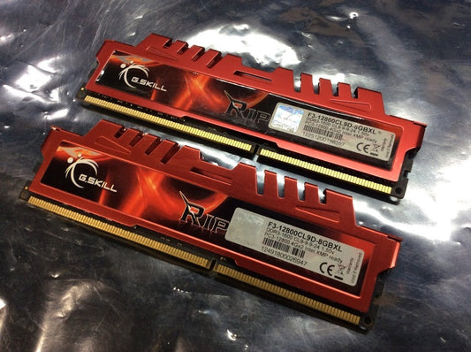 G.Skill RipjawsX F3-12800CL9D-8GBXL DDR3 1600MHz Desktop Memory KIT OF 2 [AU]