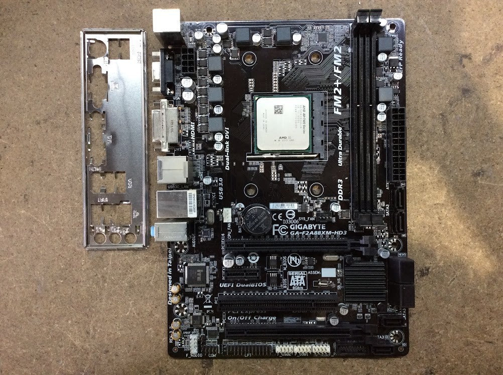 [AU]GIGABYTE GA-F2A88XM-HD3 DDR3 microATX AMD A88X Socket FM2+ With AMD A8-7600