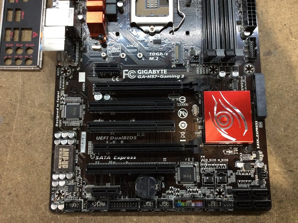 GIGABYTE GA-H97-Gaming 3 Motherboard ATX DDR3 LGA 1150 DP HDMI VGA DVI Intel H97