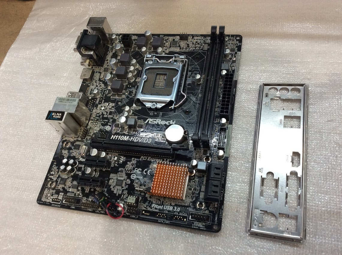 Asrock H110M-HDV/D3 Motherboard microATX LGA 1151 VGA DVI HDMI Intel H110 [AU]