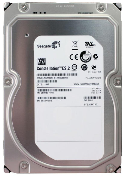 Seagate 3TB 3.5in HDD 7200RPM SATA 64MB Cache Hard Drive Disk ST33000650NS [AU]