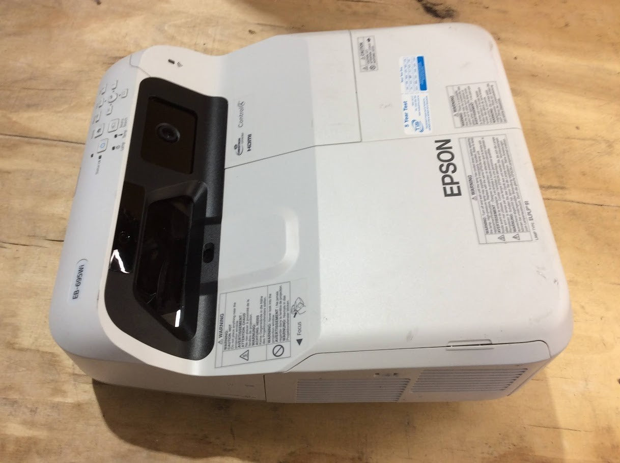 Epson EB-695Wi Ultra Short Throw Projector - Lamp Hours 4627h White [AU Seller]