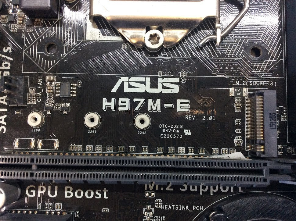 ASUS H97M-E Motherboard microATX DDR3 LGA 1150 HDMI VGA DVI Intel H97 [AU]