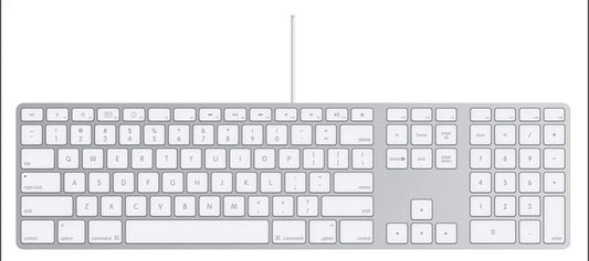 Apple A1243 USB Wired Standard Keyboard w/ Numeric Keypad EMC2171 Au Seller