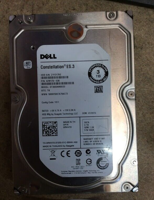 Seagate 3TB Desktop 3.5" HDD SATA ST3000NM0033 Hard Disk Drive Silver Au Stock