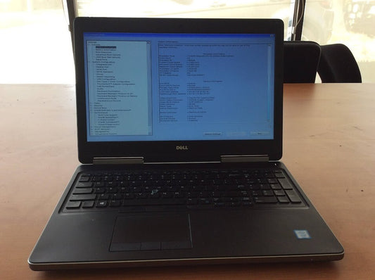 DELL Precision 7520 GPU Workstation 15.6" 32GB+256SSD+500HDD M2200+P630 Black A-