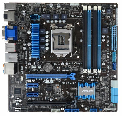 ASUS P8H77-M PRO Motherboard microATX DDR3 LGA 1155 VGA HDMI DVI DP Intel H77