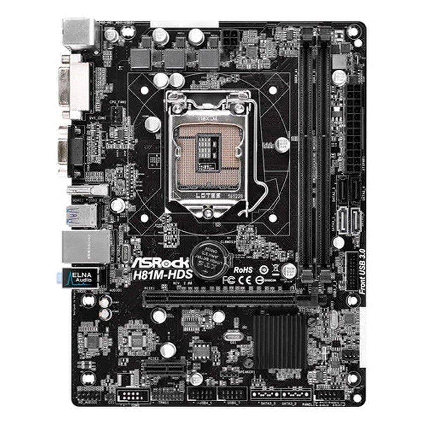 Asrock H81M-HDS Motherboard microATX LGA 1150 VGA DVI HDMI Intel H81 [AU Seller]