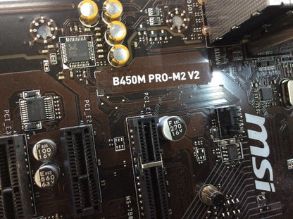MSI B450M PRO-M2 V2 Motherboard AMD B450 microATX With Ryzen 3 2200G [AU Seller]