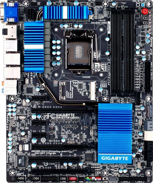 Gigabyte GA-Z77X-UD5H Motherboard ATX DDR3 LGA 1155 HDMI DP Intel Z77 Au Seller