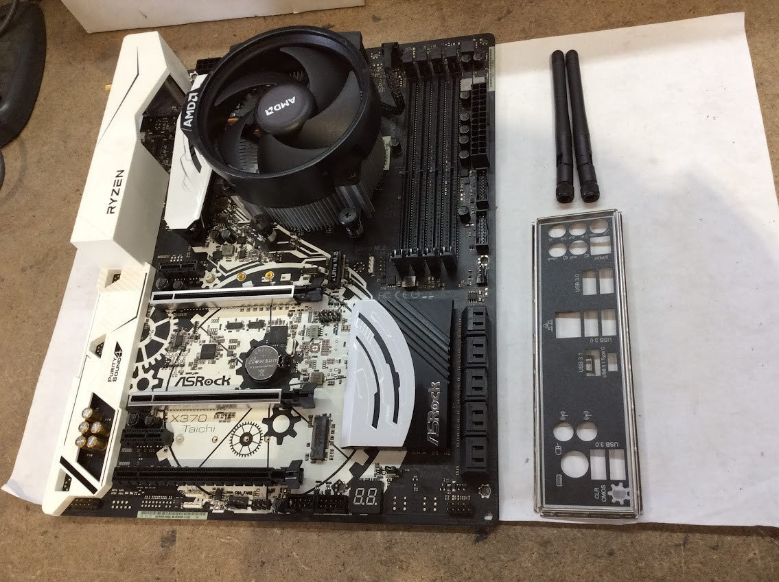 ASROCK X370 Taichi Motherboard Socket AM4 ATX AMD Ryzen 7 1700 Type-C [AU Stock]