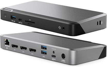 Alogic DUPRMX3 USB-C Triple 4K Docking Station 100W+DP*3+Charger+Type-C Cable