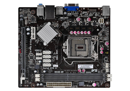 ECS H61H2-MV (V1.0) Motherboard micro ATX LGA 1155 DDR3 HDMI VGA Intel H61 [AU]