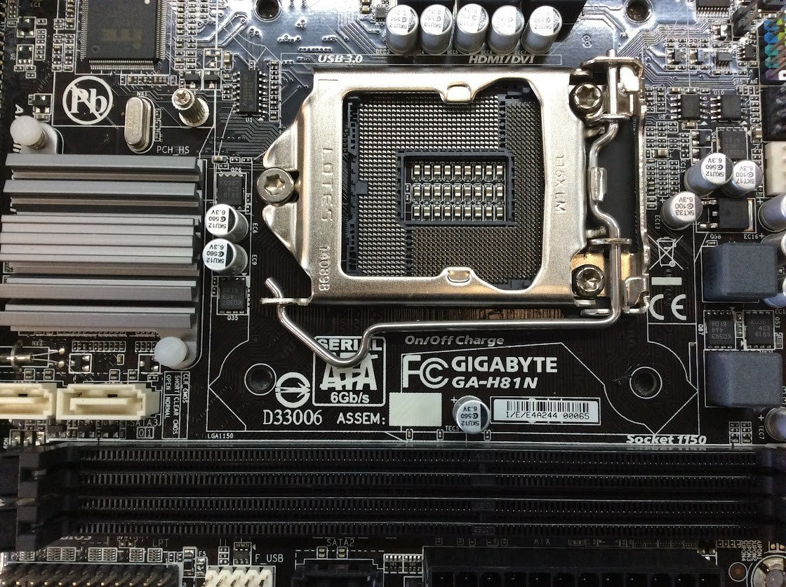 GIGABYTE GA-H81N Motherboard DDR3 mini ATX LGA 1150 VGA HDMI Intel H81 [AU]