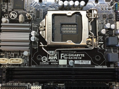 GIGABYTE GA-H81N Motherboard DDR3 mini ATX LGA 1150 VGA HDMI Intel H81 [AU]