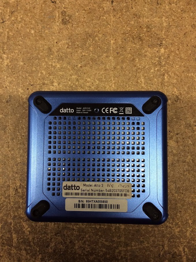 DATTO Alto 3V2 Mini-PC Celeron 3855U@1.60GHz 4GBRAM 2TBHDD HDMI USB-C Au Seller