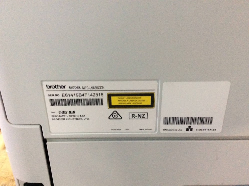 [AU Seller] Brother MFC-L9630CDN A4 Colour All-in-One Laser Printer - Tested