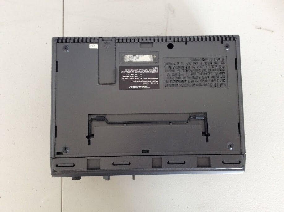REALISTIC TV AM/FM CLOCK RADIO CHRONOVISON-1 240V 50Hz Au Seller