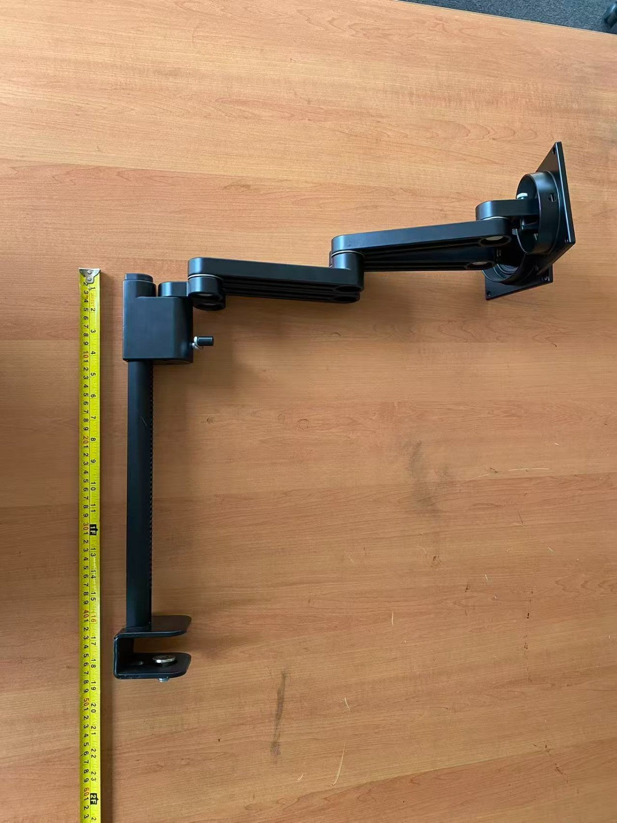 Dual Monitor Stand Adjustable Desk Mount Arm 90cm Extension for LED LCD Screens
