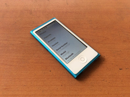 [AU Stock] Apple iPod Nano 7th Generation A1446 16GB Light blue - Tested A-