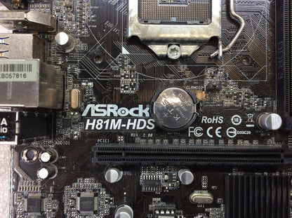 Asrock H81M-HDS Motherboard microATX LGA 1150 VGA DVI HDMI Intel H81 [AU Seller]