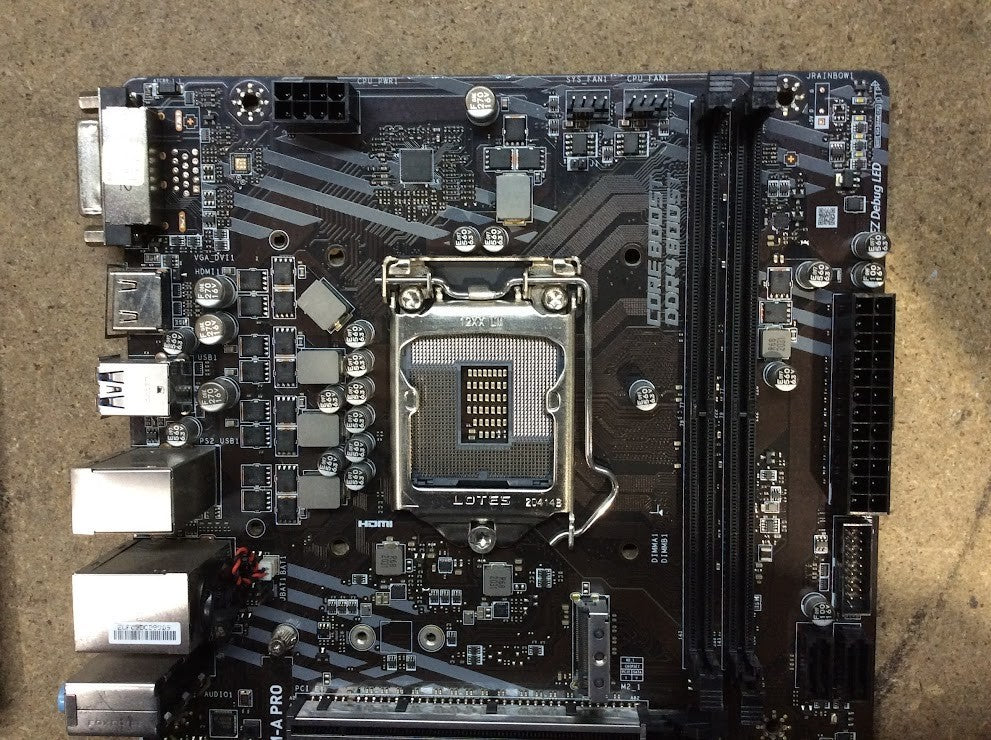 [AU] MSI H410M-A PRO Motherboard DDR4 microATX LGA 1200 DVI HDMI Intel H410