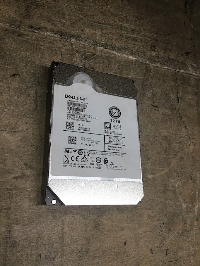 [AU] Dell EMC HGST US7SSM120 3.5" 12TB 521e 7200RPM SAS 12/Gbs Hard Disk Drive