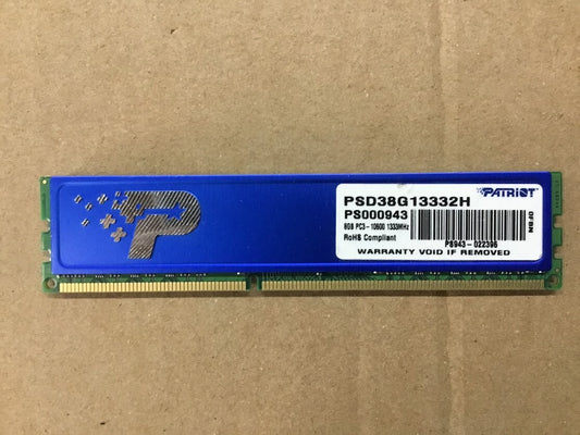 Patriot Memory PSD38G13332H (1 x 8GB) DDR3 Blue Desktop Memory Au Seller