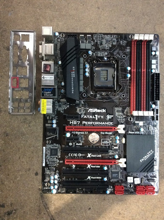 Asrock Fatal1ty H87 Performance Motherboard ATX LGA 1150 DVI HDMI DP Intel H87
