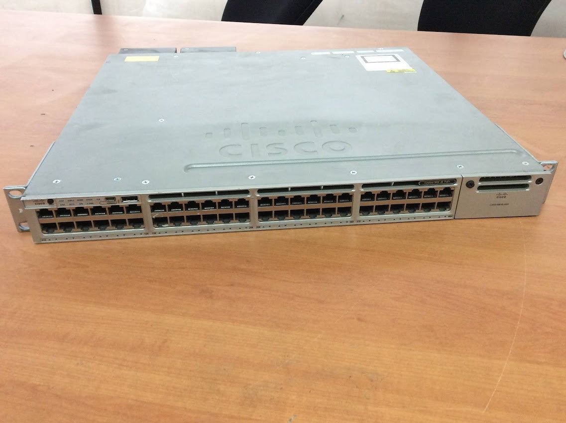 [AU Stock]Cisco Catalyst WS-C3850-48F-S V05 48 Port PoE Switch+Dual Power PSU A-