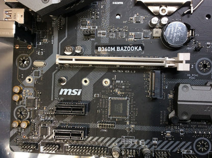 MSI B360M BAZOOKA Motherboard DDR4 microATX LGA 1151 USB-C HDMI DVI Intel B360