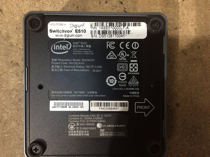 Digium Switchvox E510 Mini-PC inter J3455 4GBRAM 240GBSSD HDMI VGA USB3.0 A+