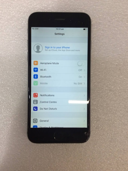 Apple iPhone 6 A1586 Phone 4.7'' 16GB USB2.0 Wi-Fi Touch Space Gray Au Stock A-