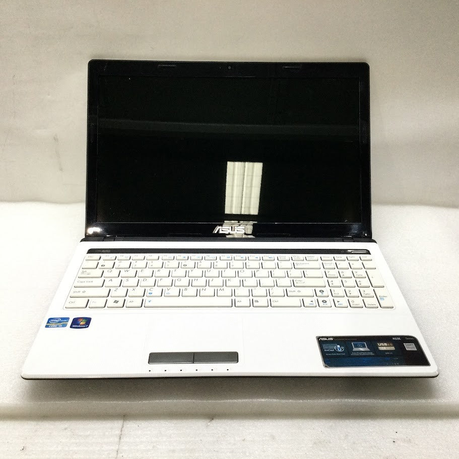 ASUS A53E Laptop 15.6'' i5-2450 4GBRAM 500GB HDMI VGA USB3.0 White Au Stock B