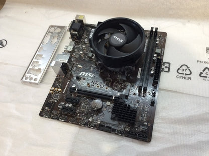 MSI B450M PRO-M2 V2 Motherboard AMD B450 microATX With Ryzen 3 2200G [AU Seller]