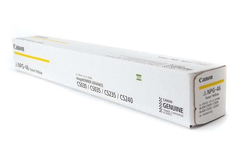 New Canon NPG-46 Yellow Toner for Canon Imagerunner Advance C5030/C5035/C5235