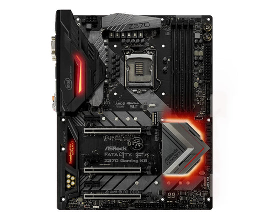 Asrock Fatal1ty Z370 Gaming K6 DDR4 ATX LGA 1151 VGA DVI HDMI USB-C Intel Z370
